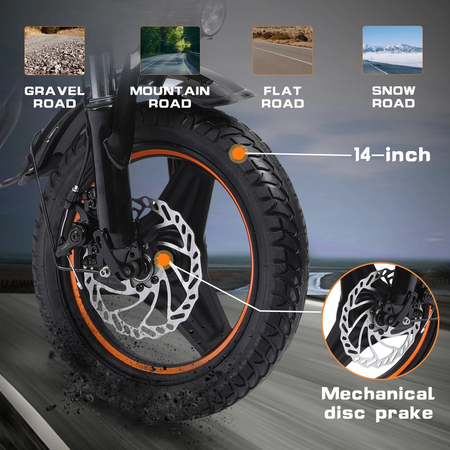 The H14 - Foldable Long Range Electric Scooter