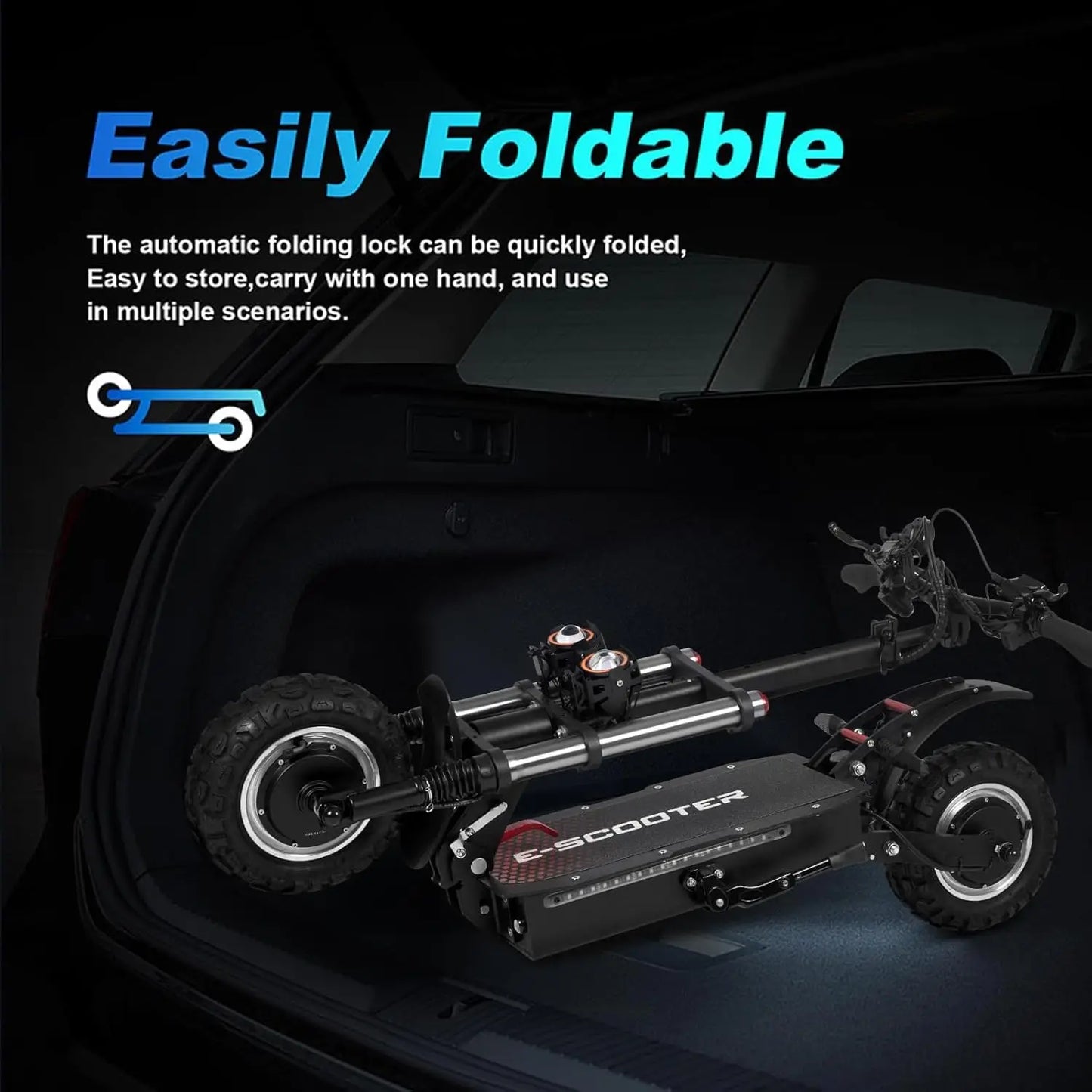 The YMJ-J30MAX - Foldable Long Range Electric Scooter