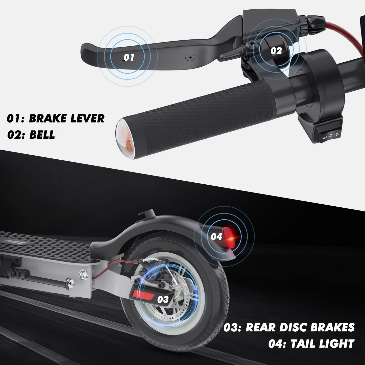 The IENYRID IE-M1 - Foldable Long Range Electric Scooter