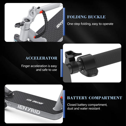 The IENYRID IE-M1 - Foldable Long Range Electric Scooter