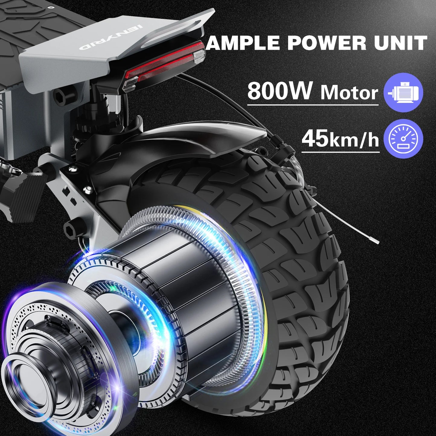 The iENYRID iE-S1 - Foldable Long Range Electric Scooter