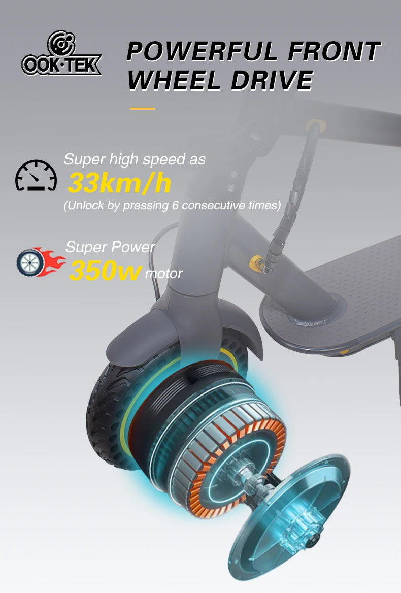 The V8 - Foldable Long Range Electric Scooter