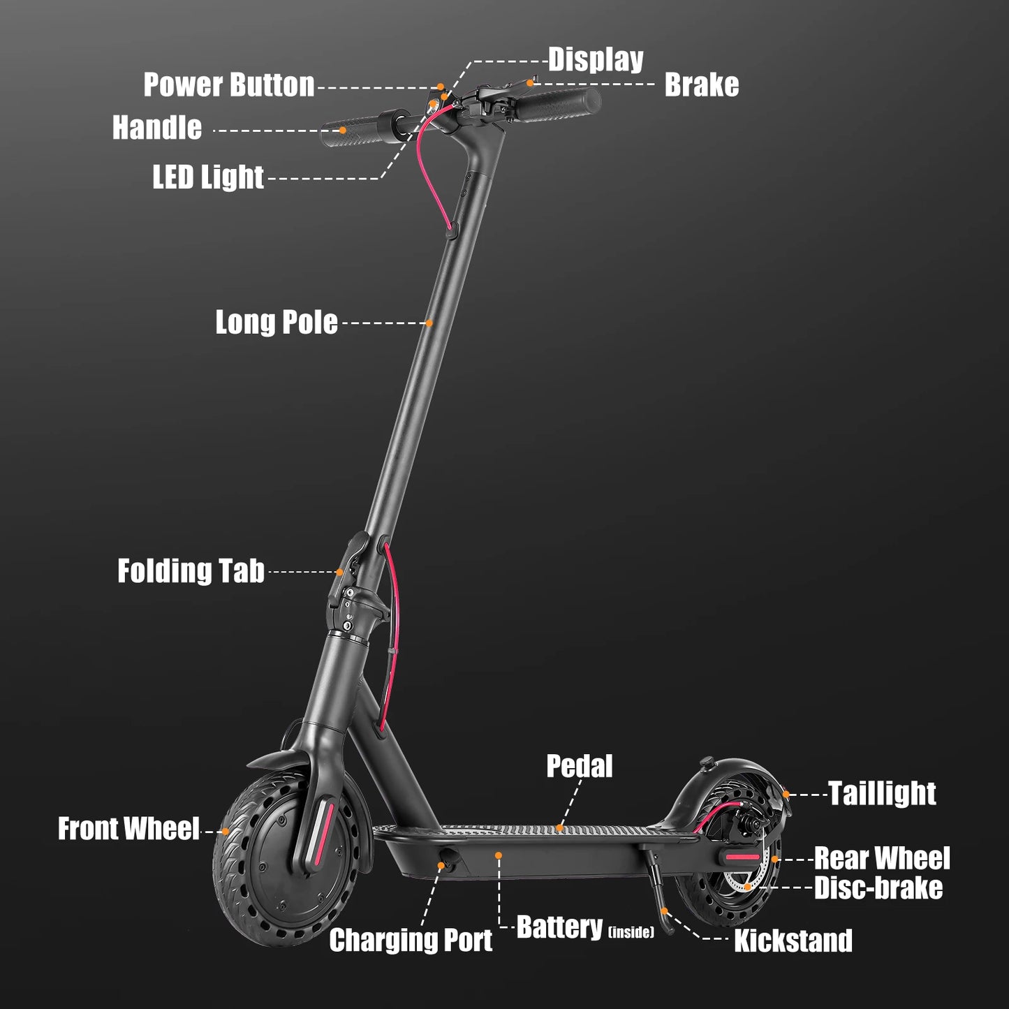 The Ailife A8 - Foldable Long Range Electric Scooter