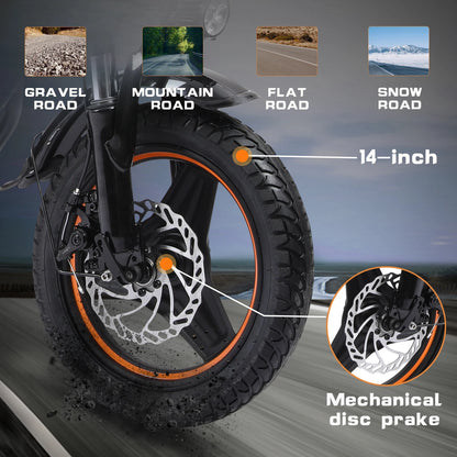 The H14 - Foldable Long Range Electric Scooter
