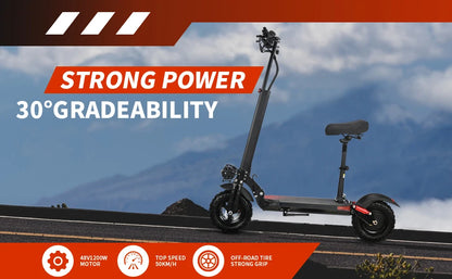 The JuHaoYong J11PRO - Foldable Long Range Electric Scooter
