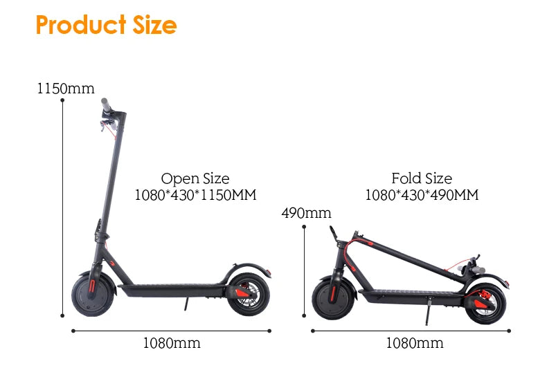The HS-04 - Foldable Long Range Electric Scooter