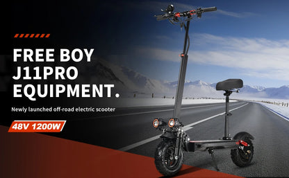 The JuHaoYong J11PRO - Foldable Long Range Electric Scooter