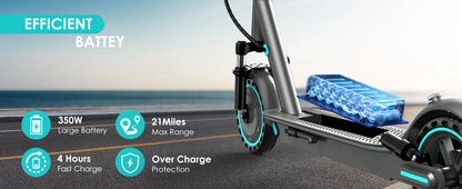 The OOKTEK D8 Max - Foldable Long Range Electric Scooter