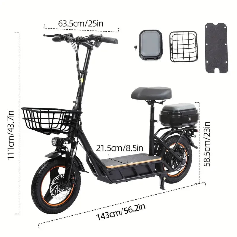 The H14 - Foldable Long Range Electric Scooter
