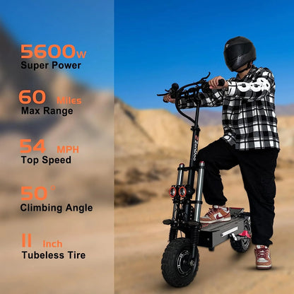 The ZOND ZO0 3 PLUS - Foldable Long Range Electric Scooter
