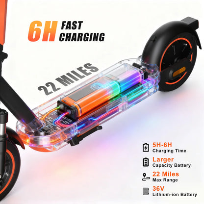 The Obx ES1023 - Foldable Long Range Electric Scooter