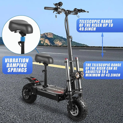 The YMJ-J30MAX - Foldable Long Range Electric Scooter