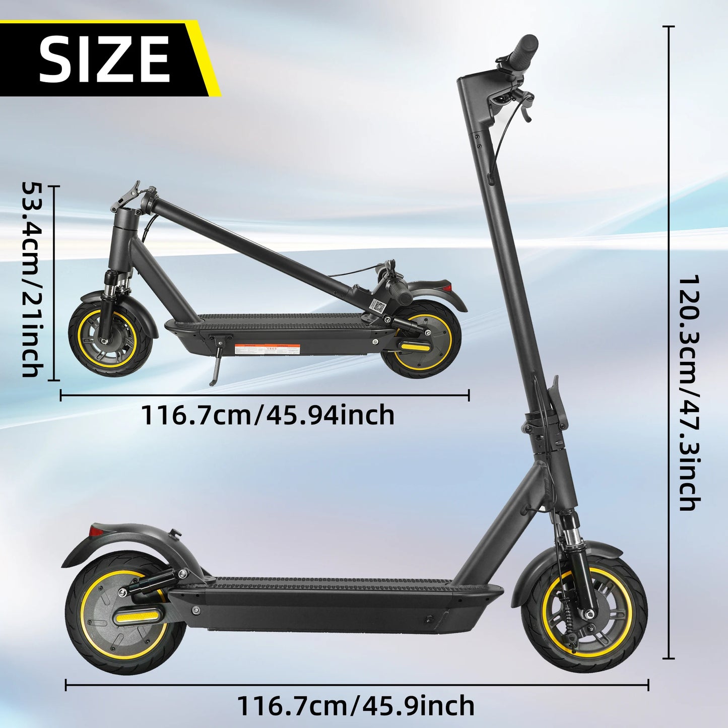 The 4MAX - Foldable Long Range Electric Scooter