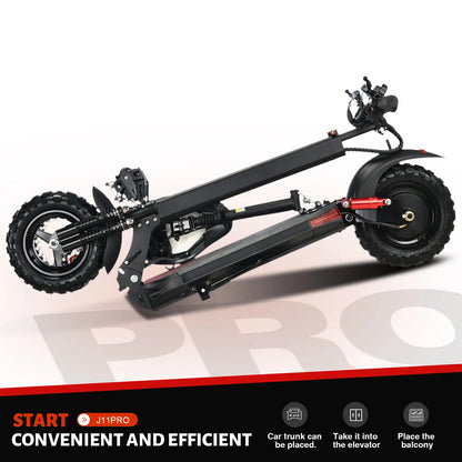 The JuHaoYong J11 - Foldable Long Range Electric Scooter