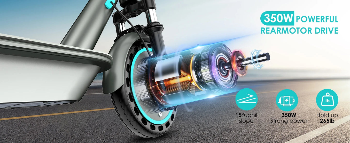 The OOKTEK D8 Max - Foldable Long Range Electric Scooter