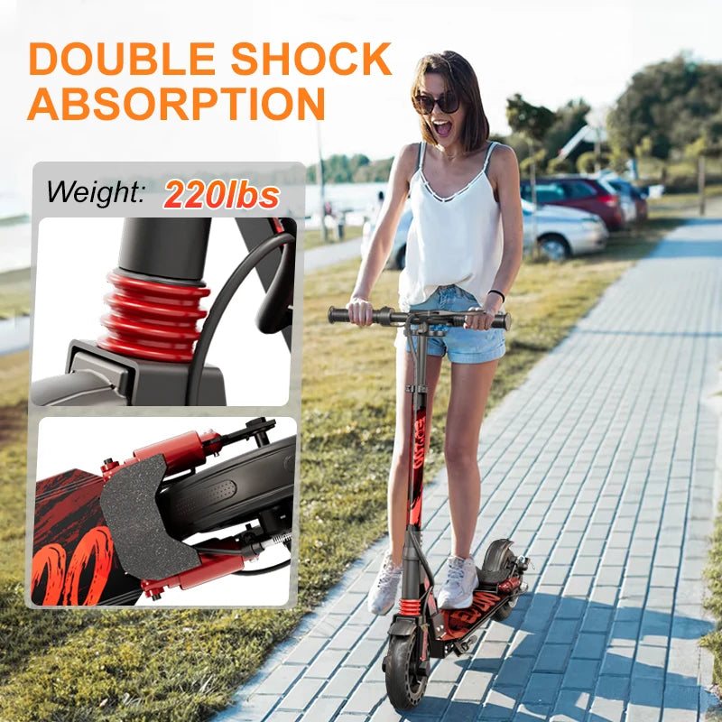 The Anluoshen ED200 - Foldable Long Range Electric Scooter