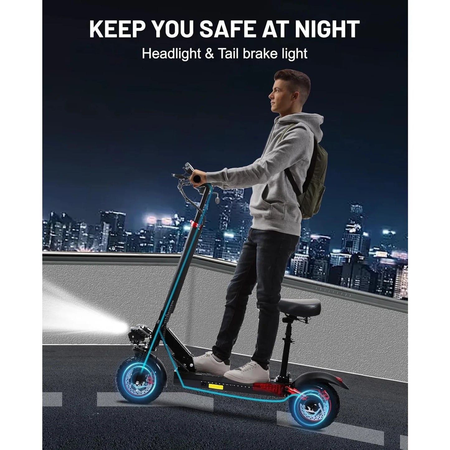 The YMJ-J01 - Foldable Long Range Electric Scooter