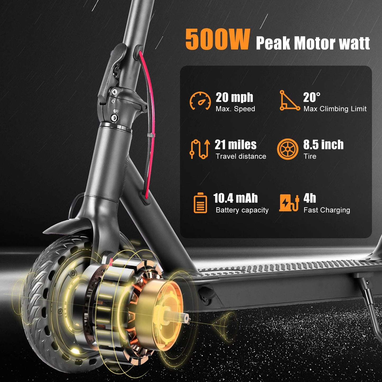 The Ailife A8 - Foldable Long Range Electric Scooter