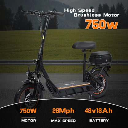 The H14 - Foldable Long Range Electric Scooter