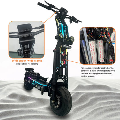 The Geofought G14 - Foldable Long Range Electric Scooter
