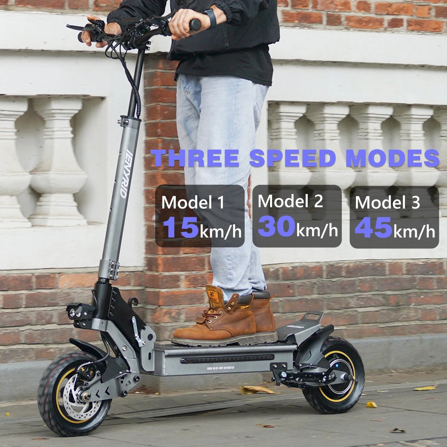The iENYRID iE-S1 - Foldable Long Range Electric Scooter