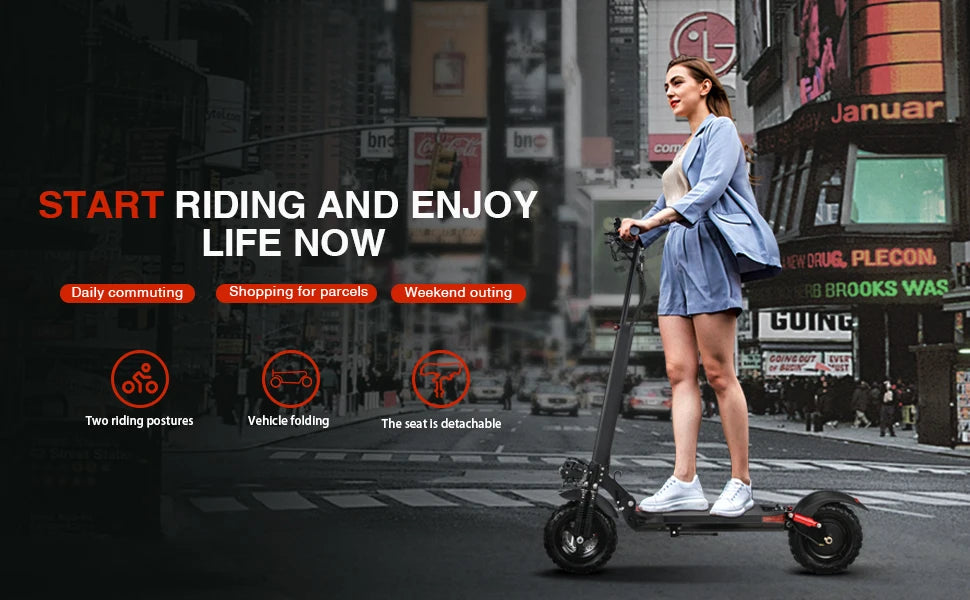 The JuHaoYong J11PRO - Foldable Long Range Electric Scooter