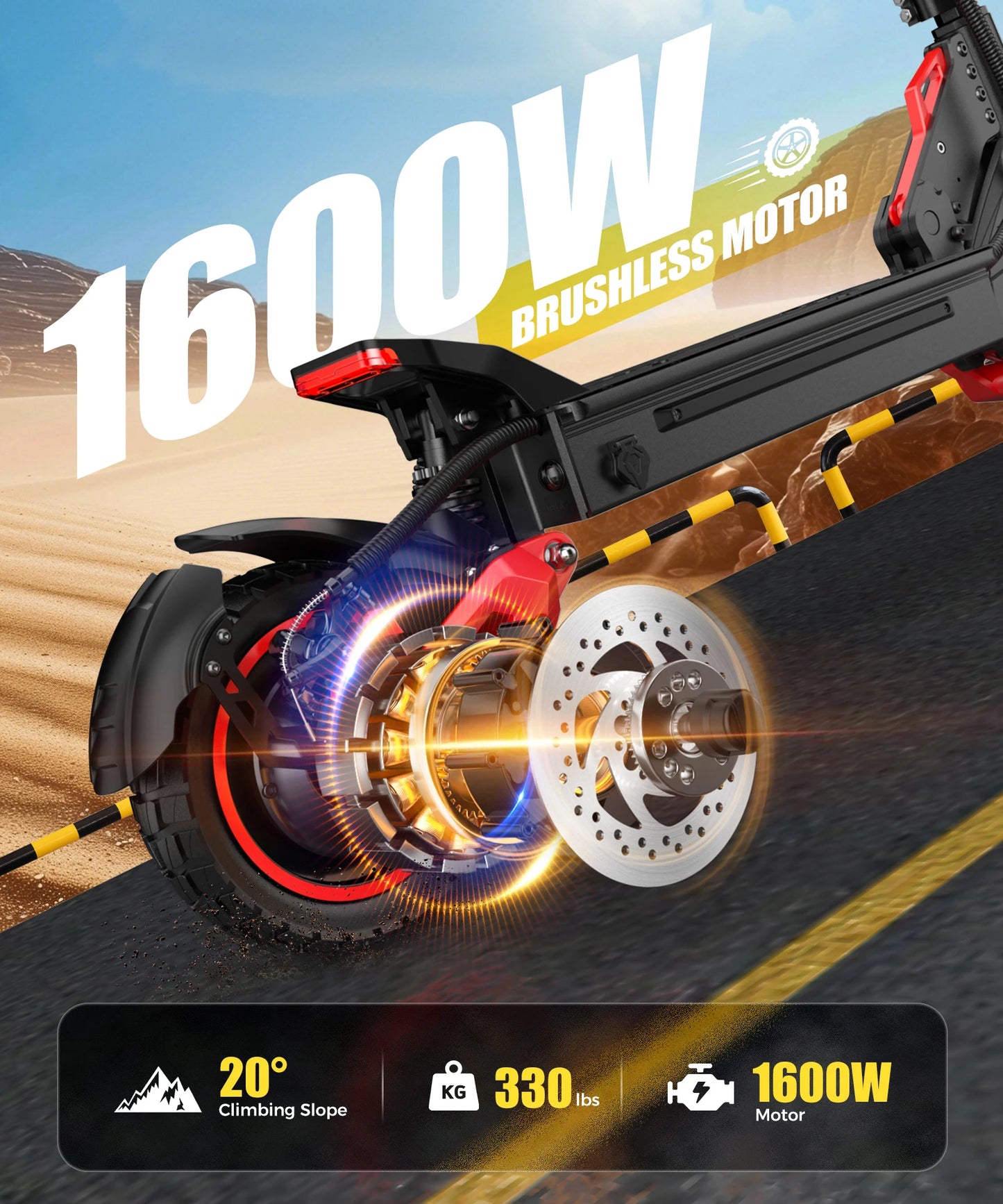 The Link Sports J15 - Foldable Long Range Electric Scooter