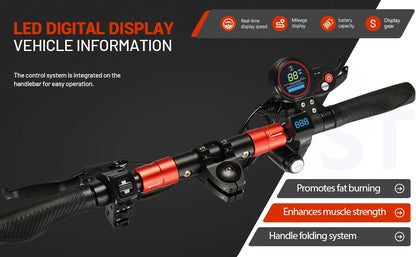 The JuHaoYong J11PRO - Foldable Long Range Electric Scooter