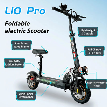 The L10 Pro - Foldable Long Range Electric Scooter